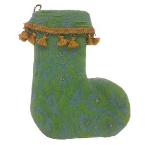 HANDMADE Felted Wool Stocking